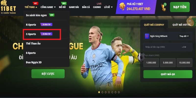 Khám Phá Thông Tin Về Sảnh Cược Csports 11Bet